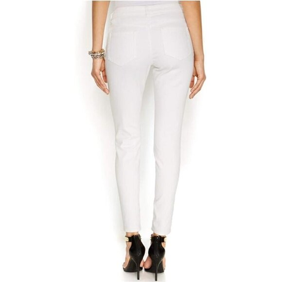 Two by Vince Camuto Womens White Mid Rise Ankle Skinny Jeans Sz 30 New - Picture 4 of 8